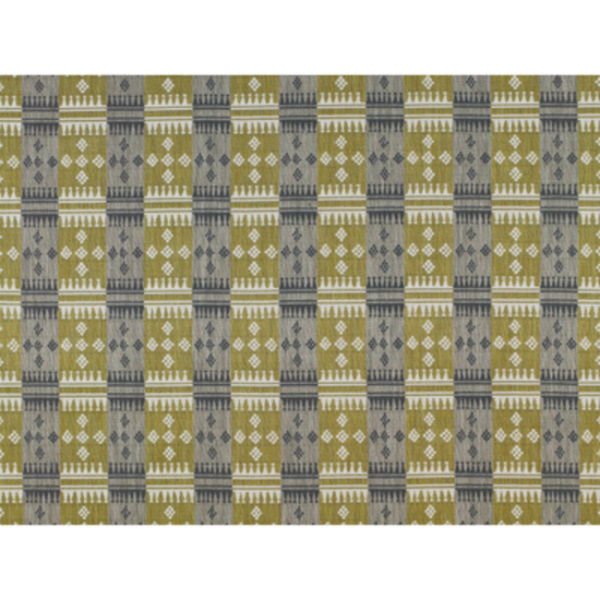 GASTON Y DANIELA UPTOWN SANTA FE - VERDE/LIMA upholstery fabric swatch for sample-first furniture planning