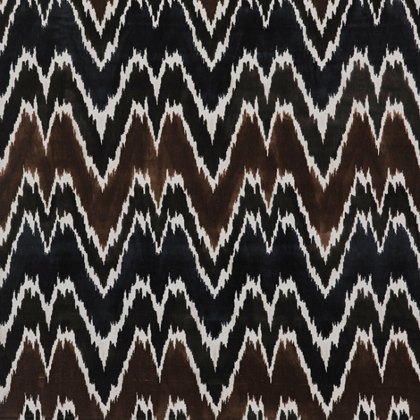 Gaston Y Daniela ALEJANDRO - MARINO/CHOCOLATE upholstery fabric swatch for sample-first furniture planning