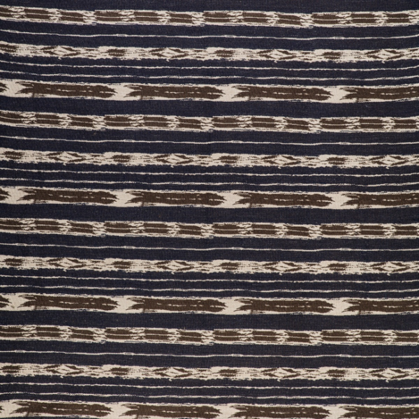 Gaston Y Daniela BANDAS - CRUDO/AZUL upholstery fabric swatch for sample-first furniture planning