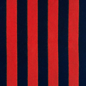 Gaston Y Daniela Benjamin - Rojo/Navy upholstery fabric swatch