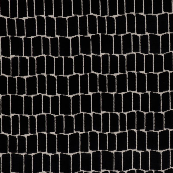 Gaston Y Daniela Designer Gaston Y Daniela MAXIMO - ONYX upholstery fabric swatch for sample-first furniture planning