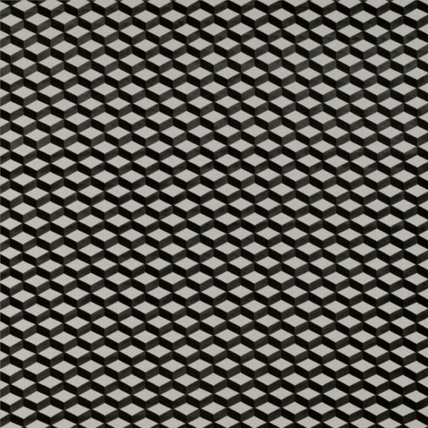 Gaston Y Daniela MONTALCINO - BLANCO/ONYX upholstery fabric swatch for sample-first furniture planning