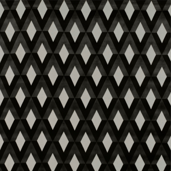 Gaston Y Daniela SIENA - BLANCO/ONYX upholstery fabric swatch for sample-first furniture planning