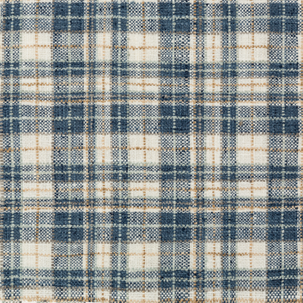 KRAVET BASICS CEYLON PALLEPOLA - INDIGO upholstery fabric swatch for sample-first furniture planning