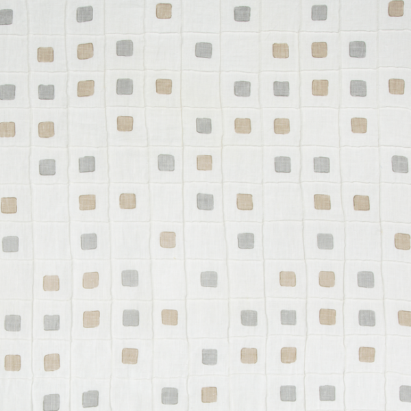 KRAVET BASICS JEFFREY ALAN MARKS OCEANVIEW GRIDWORK - DUNE upholstery fabric swatch for sample-first furniture planning