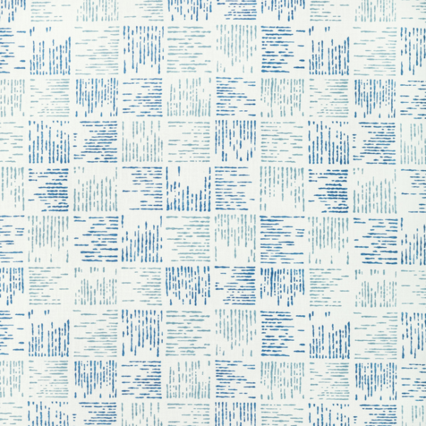 KRAVET BASICS JEFFREY ALAN MARKS SEASCAPES BAY COLONY - INDIGO upholstery fabric swatch for sample-first furniture planning