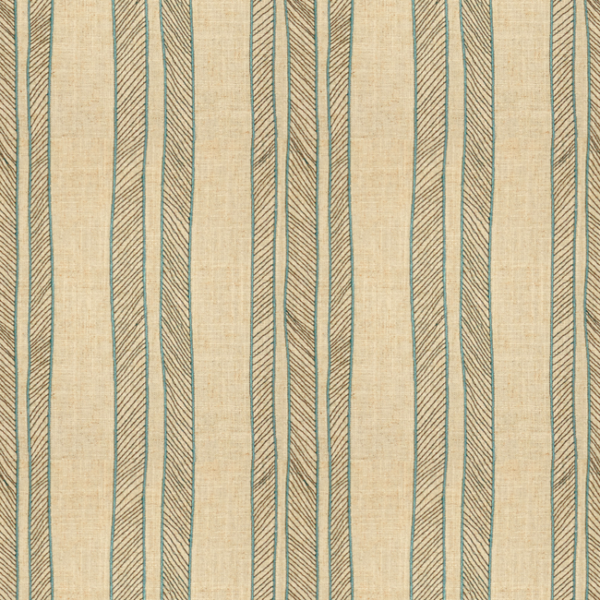 KRAVET BASICS JEFFREY ALAN MARKS WATERSIDE CORDS - INDIGO upholstery fabric swatch for sample-first furniture planning