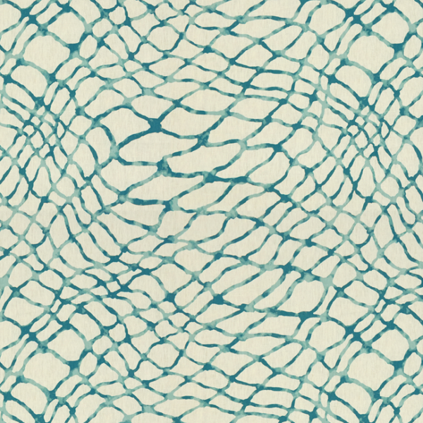 KRAVET BASICS JEFFREY ALAN MARKS WATERSIDE WATERPOLO - LAGOON upholstery fabric swatch for sample-first furniture planning
