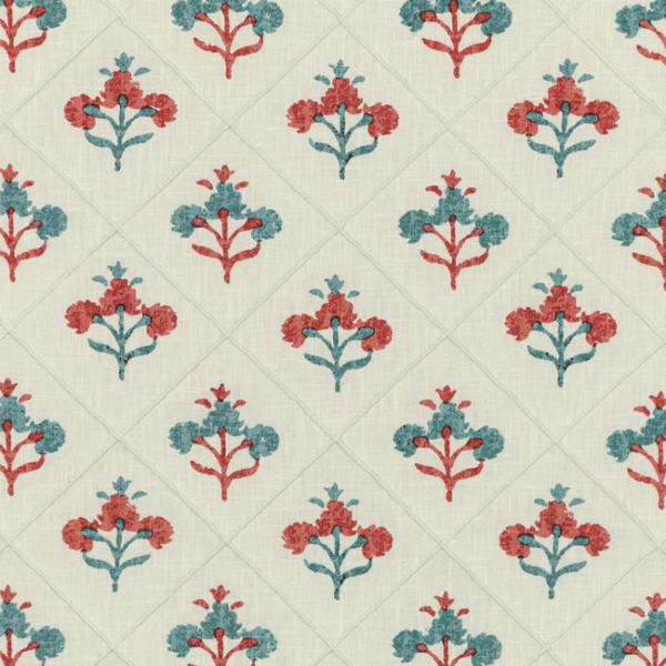 KRAVET BASICS L'INDIENNE COLLECTION KRAVET BASICS - RAJAFLOWER-19 upholstery fabric swatch for sample-first furniture planning