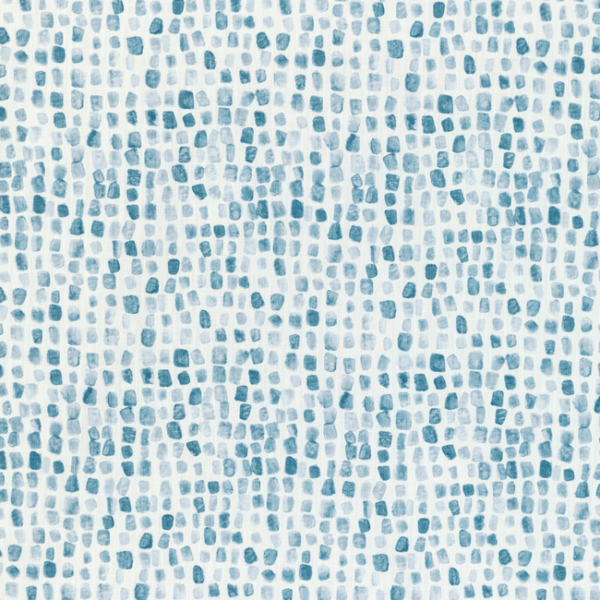 KRAVET BASICS MONTEREY SHODO PATH - CERULEAN upholstery fabric swatch for sample-first furniture planning