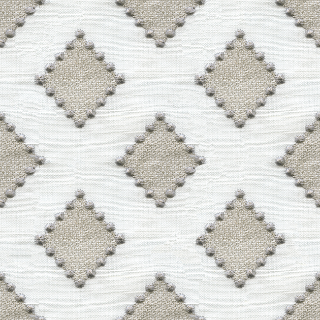 KRAVET BASICS SARAH RICHARDSON HARMONY DIAMONDOTS - LINEN 34267.1611.0