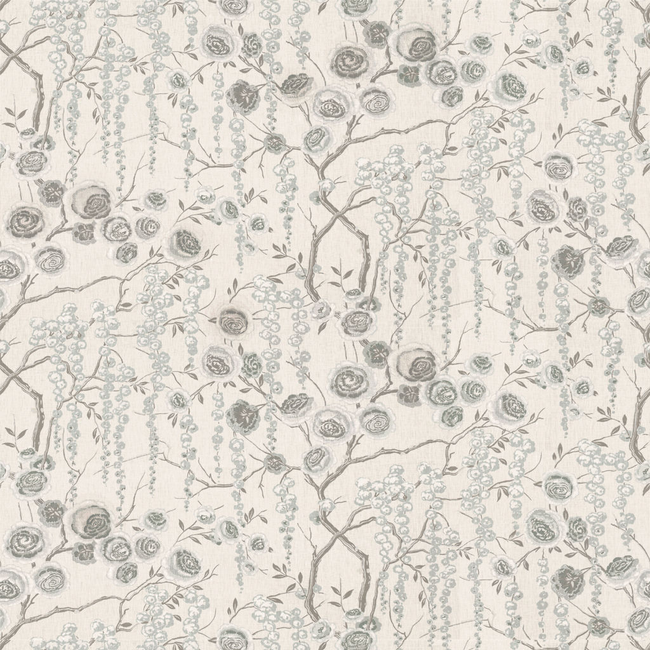 KRAVET BASICS SARAH RICHARDSON HARMONY PEONYTREE - SILVER PEONYTREE.11.0