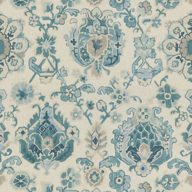 KRAVET BASICS SARAH RICHARDSON HARMONY SAROUKRUG - AQUAMARINE SAROUKRUG.35.0