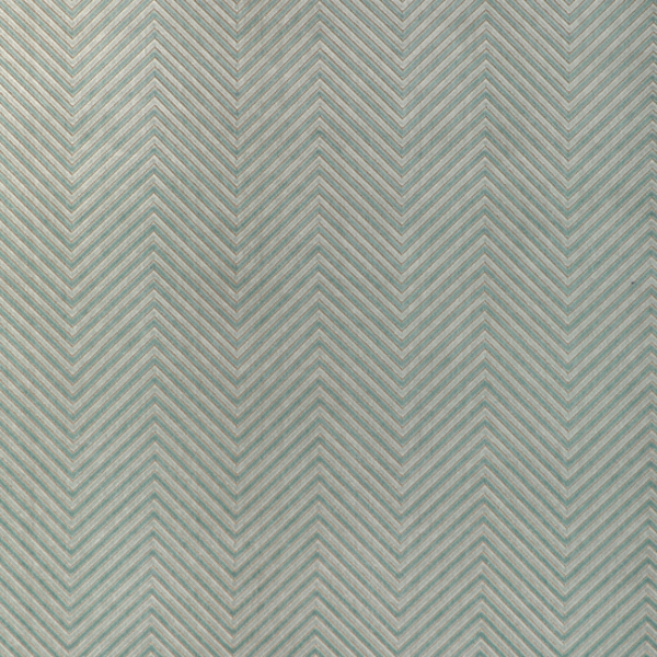 KRAVET BASICS SARAH RICHARDSON HARMONY ZIGANDZAG - AQUA upholstery fabric swatch for sample-first furniture planning