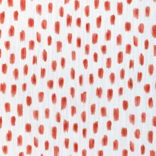 KRAVET BASICS SMALL SCALE PRINTS BRUSH OFF - SCARLET upholstery fabric swatch for sample-first furniture planning