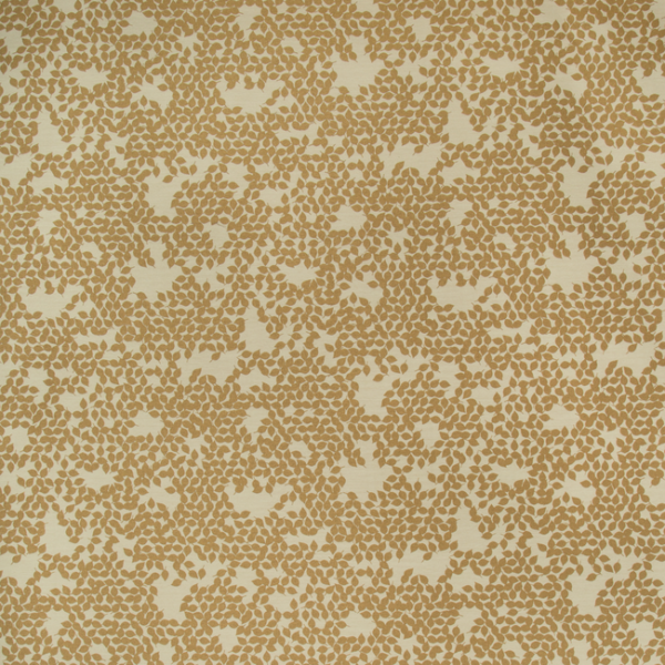 KRAVET CONTRACT DANCING LEAVES - GOLD upholstery fabric swatch for sample-first furniture planning