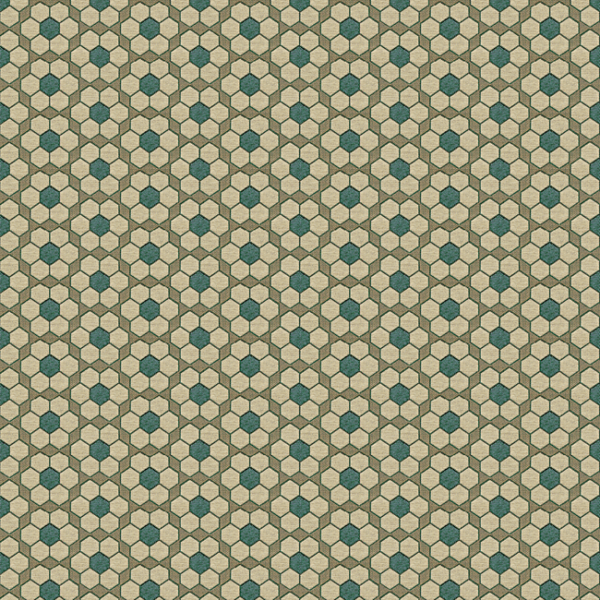 KRAVET CONTRACT DAVID HICKS GUARANTEED IN STOCK BURSA MOSAIC - CASTLE upholstery fabric swatch for sample-first furniture planning