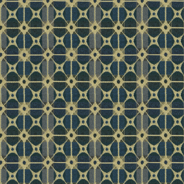 KRAVET CONTRACT GUARANTEED IN STOCK GATEWAY - SAPPHIRE upholstery fabric swatch for sample-first furniture planning