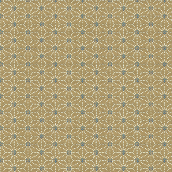 KRAVET CONTRACT GUARANTEED IN STOCK JAPONICA - BLUE DOT upholstery fabric swatch for sample-first furniture planning