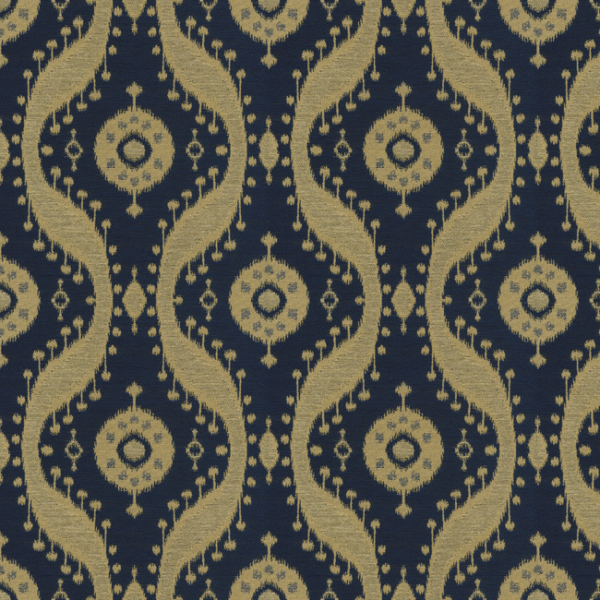 KRAVET CONTRACT GUARANTEED IN STOCK MEDINA - SAPPHIRE upholstery fabric swatch for sample-first furniture planning