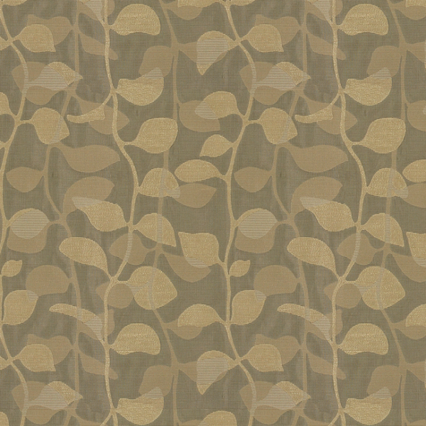 KRAVET CONTRACT SHIMMER LEAF - SILVER STORM upholstery fabric swatch for sample-first furniture planning