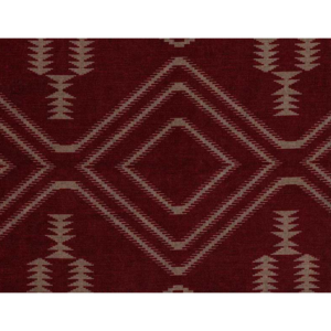 Couture Andrew Martin Compass Indiana Navaho - Red upholstery fabric swatch