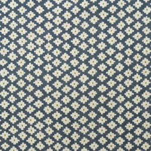 Couture Andrew Martin Garden Path Maze - Denim upholstery fabric swatch