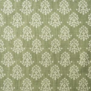 Couture Andrew Martin Garden Path Sprig - Fennel upholstery fabric swatch