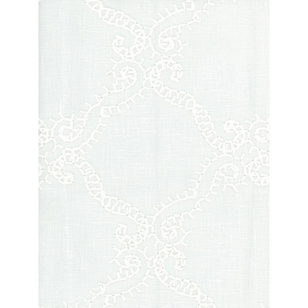 KRAVET COUTURE ANDREW MARTIN HARBOUR SEAHORSE - ECRU upholstery fabric swatch for sample-first furniture planning