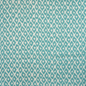 Couture Andrew Martin The Great Outdoors Gypsum Outdoor - Lagoon upholstery fabric swatch