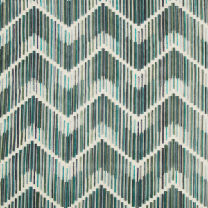 Couture Artisan Velvets Highs And Lows - Peacock upholstery fabric swatch