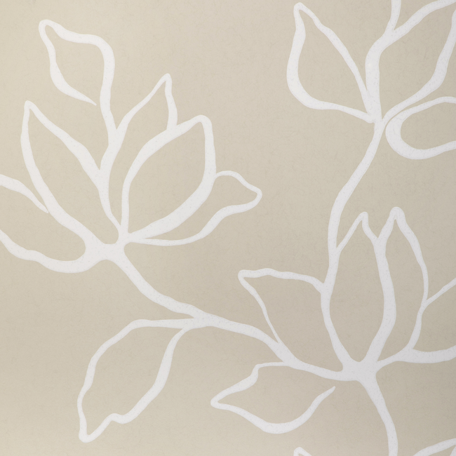 KRAVET COUTURE ATELIER WALLCOVERING FLORAL SKETCH WP - LINEN W3886.16.0