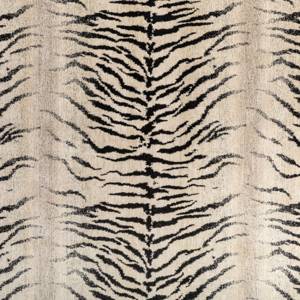 KRAVET COUTURE COREY DAMEN JENKINS TRAD NOUVEAU PROVOCATIVE - ONYX upholstery fabric swatch for sample-first furniture planning