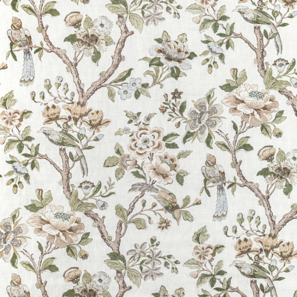 KRAVET COUTURE COREY DAMEN JENKINS TRAD NOUVEAU SYMPHONY - NATURALS upholstery fabric swatch for sample-first furniture planning