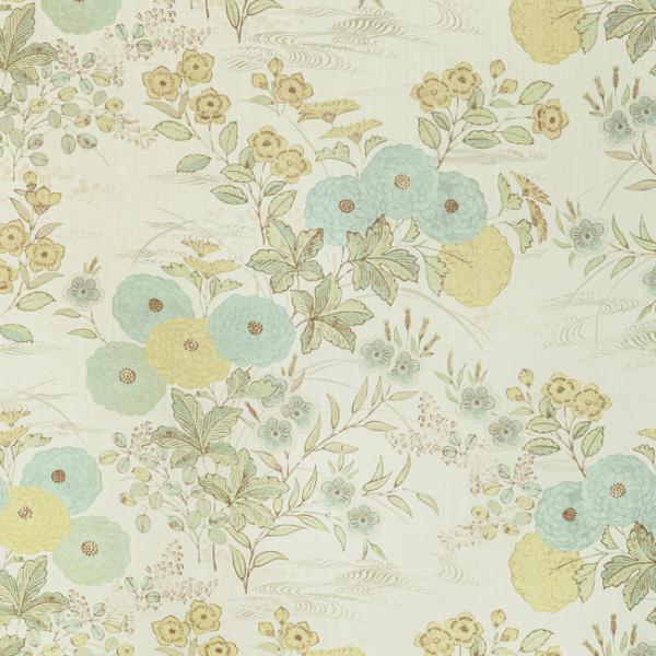 KRAVET COUTURE JAN SHOWERS DESIGNS CHARMANT FIORELLA - LEEK upholstery fabric swatch for sample-first furniture planning