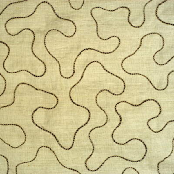 KRAVET COUTURE JIG SAW SILK - NATURAL upholstery fabric swatch for sample-first furniture planning