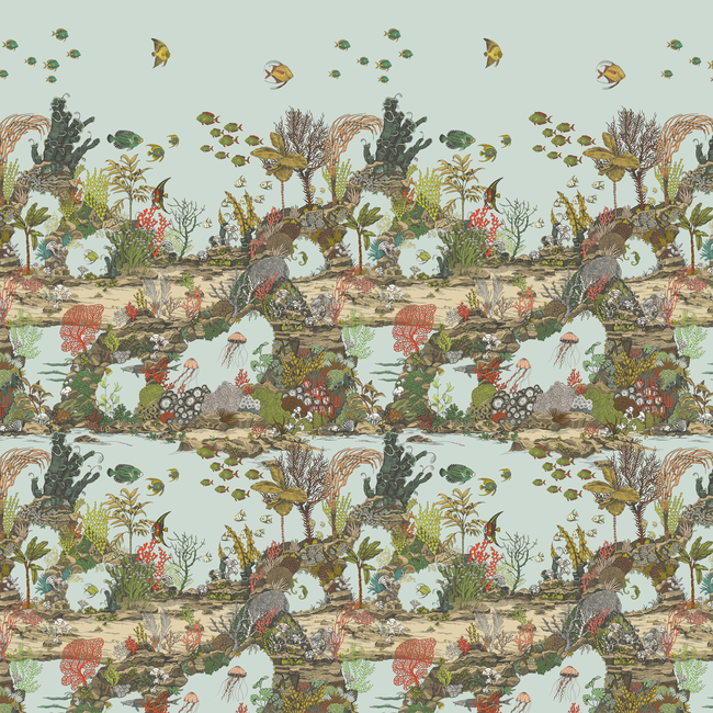 KRAVET COUTURE JOSEPHINE MUNSEY PORTFOLIO I UNDERWATER JUNGLE - 01 JMW1003.01.0
