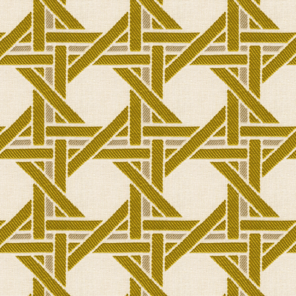 KRAVET COUTURE MODERN COLORS II CANE WEAVE - QUINCE upholstery fabric swatch for sample-first furniture planning