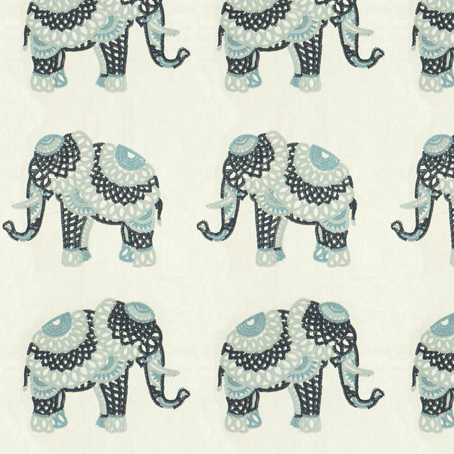 KRAVET COUTURE MODERN COLORS III ELEPHANT STITCH - INDIGO 33080.515.0 - Discontinued