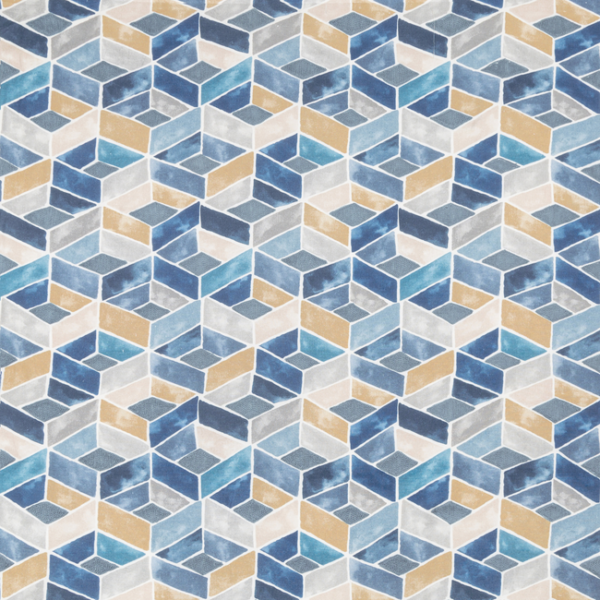 KRAVET COUTURE MODERN COLORS-SOJOURN COLLECTION TESSERAE - OCEAN upholstery fabric swatch for sample-first furniture planning