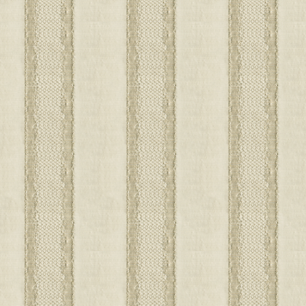 KRAVET COUTURE MODERN LUXE GILDED STRIPE - CHAMPAGNE upholstery fabric swatch for sample-first furniture planning