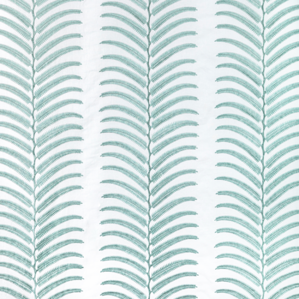 KRAVET COUTURE MODERN LUXE III PLANTAE - CHAMBRAY upholstery fabric swatch for sample-first furniture planning