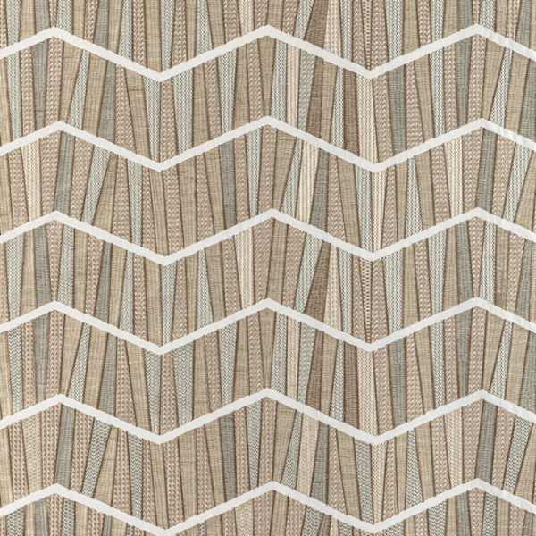 KRAVET COUTURE MODERN LUXE III RIGHT ANGLES - CHAMPAGNE upholstery fabric swatch for sample-first furniture planning