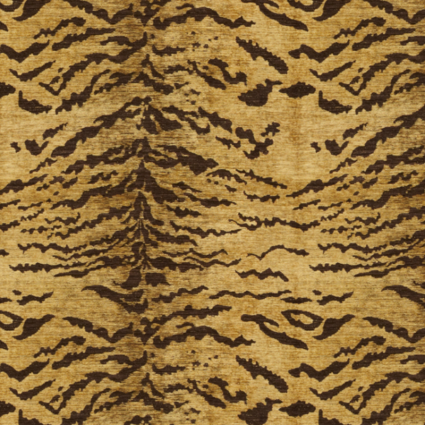 KRAVET COUTURE ON THE HUNT - TIGERS EYE upholstery fabric swatch for sample-first furniture planning
