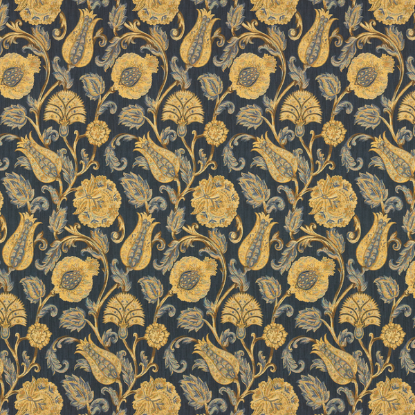KRAVET COUTURE OUTER BANKS - INDIGO upholstery fabric swatch for sample-first furniture planning