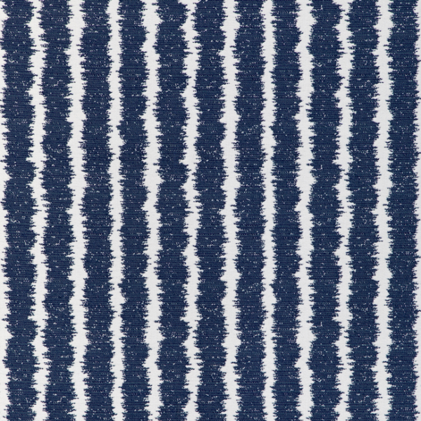 KRAVET COUTURE RIVIERA COLLECTION SEAPORT STRIPE - MARINE upholstery fabric swatch for sample-first furniture planning