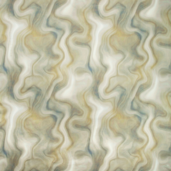 KRAVET COUTURE TERRAE PRINTS AZZURRO-S - MOSS upholstery fabric swatch for sample-first furniture planning
