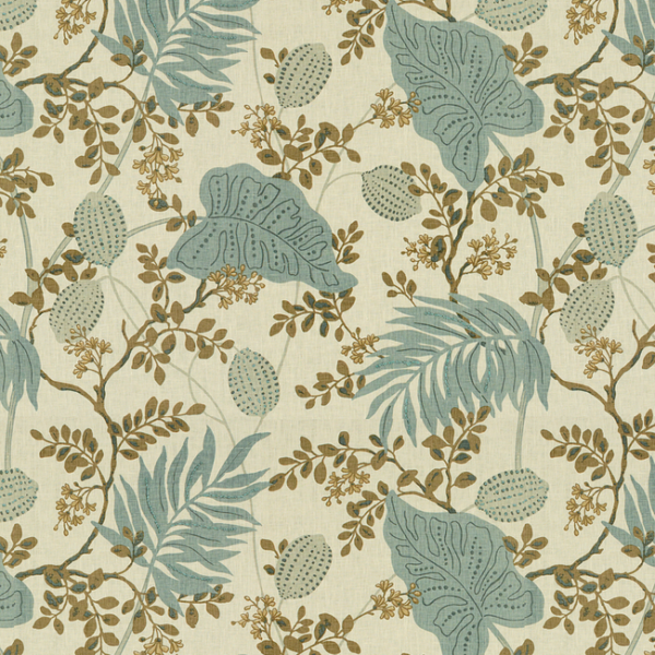 KRAVET DESIGN BARCLAY BUTERA COLLECTION II INDAGE - DELFT upholstery fabric swatch for sample-first furniture planning
