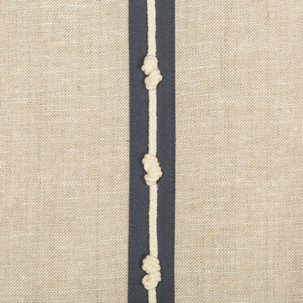KRAVET DESIGN BARCLAY BUTERA SAGAMORE KNOTS SPEED - HERON upholstery fabric swatch for sample-first furniture planning