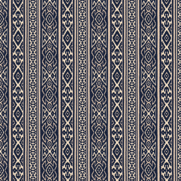 KRAVET DESIGN BARCLAY BUTERA SAVUNESE - INDIGO upholstery fabric swatch for sample-first furniture planning